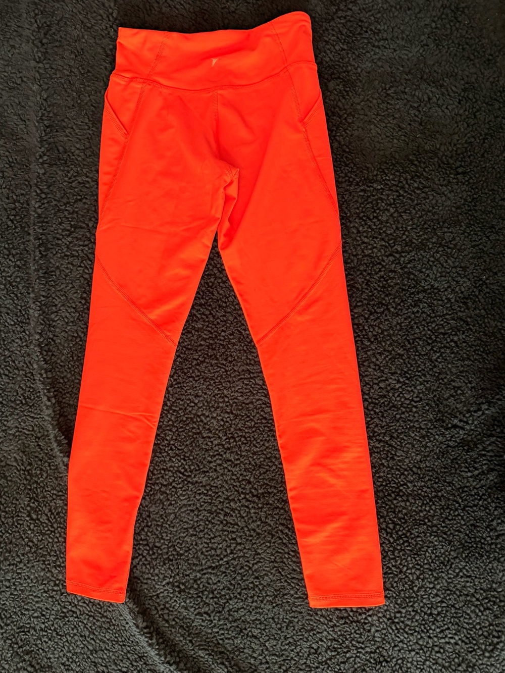 Old Navy Neon Orange Girls' Active Leggings - Picture 3 of 5